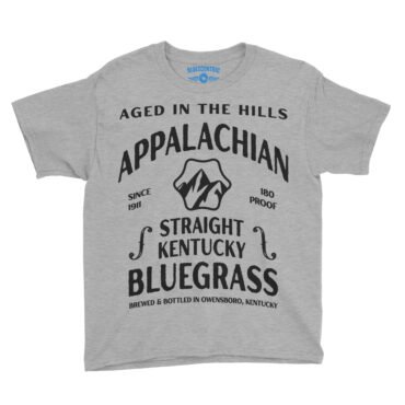 Straight Kentucky Bluegrass Moonshine Youth T-Shirt - Lightweight Children & Toddlers