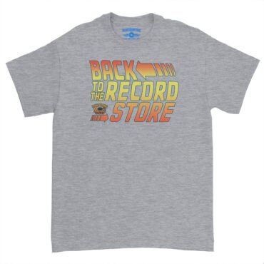 BACK to the Record Store T-Shirt - Heavy Cotton - Sport Grey, S