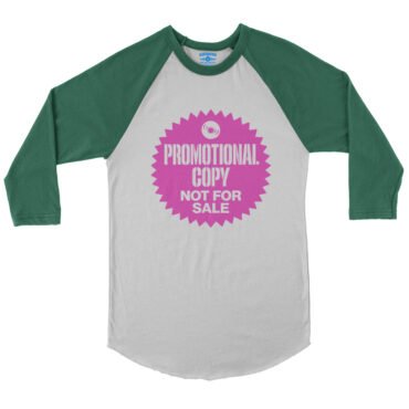 Vinyl Record Promo Sticker Baseball T-Shirt