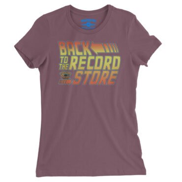 BACK to the Record Store Ladies T-Shirt - Relaxed Fit
