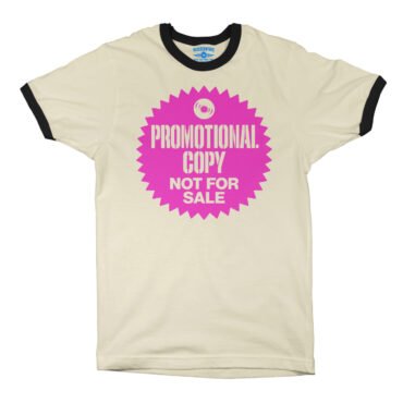 Vinyl Record Promo Sticker Ringer T-Shirt