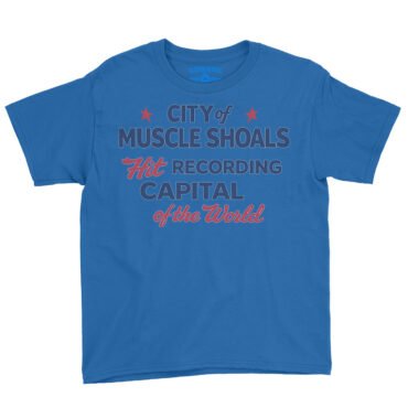 Muscle Shoals Recording Capital Youth T-Shirt - Lightweight Children & Toddlers - True Royal, T2
