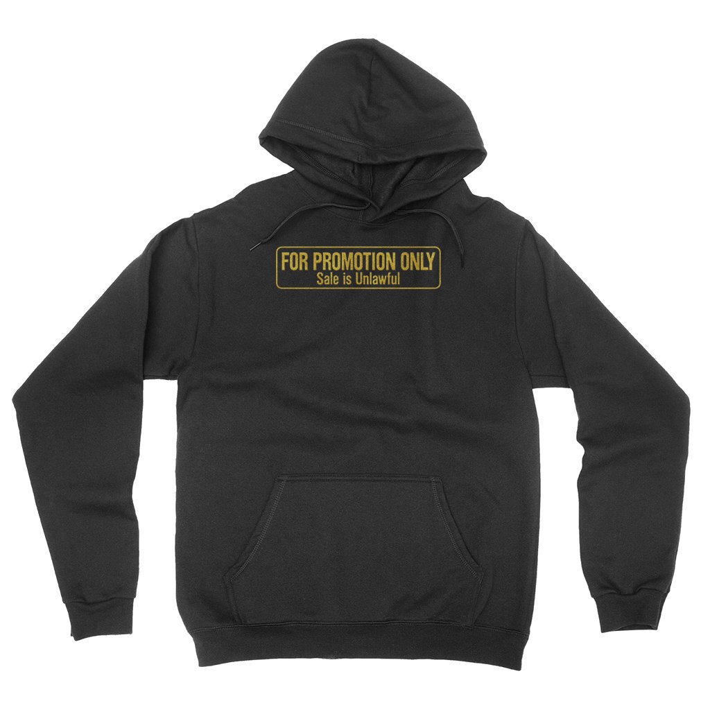 For Promotion Only Record Collector Hooded Pullover Jacket - Black, S