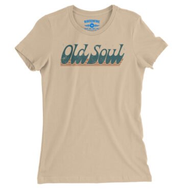 Old Soul Ladies T-Shirt - Relaxed Fit - Sand Dune, S