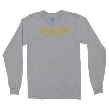 For Promotion Only Record Collector Long Sleeve T-Shirt - Sport Grey, S