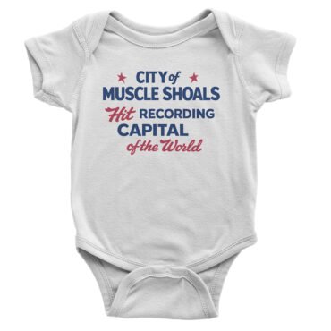 Muscle Shoals Recording Capital Baby Onesie - White, 6MO