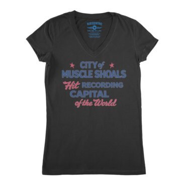 Muscle Shoals Recording Capital V-Neck T Shirt - Women's