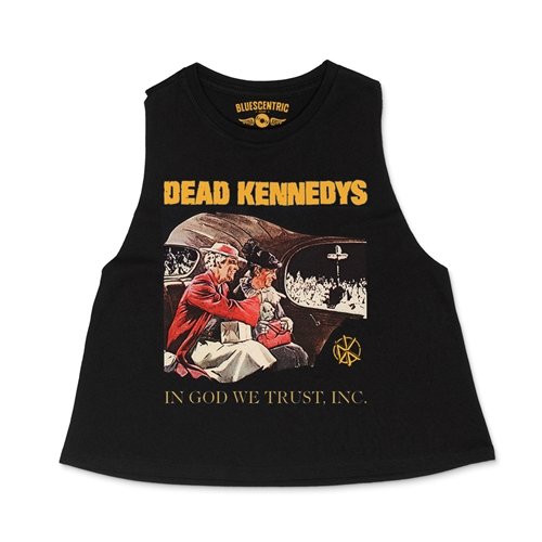 Dead Kennedys In God We Trust Inc. Racerback Crop Top - Women's