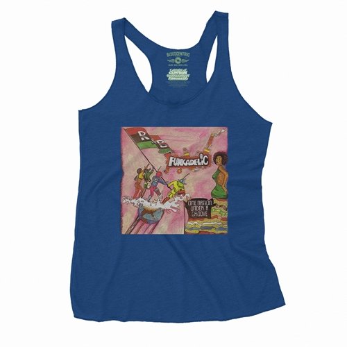 Funkadelic One Nation Under a Groove Album Racerback Tank - Women's