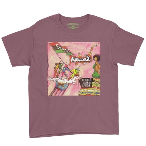 Funkadelic One Nation Under a Groove Album Youth T-Shirt - Lightweight Vintage Children & Toddlers