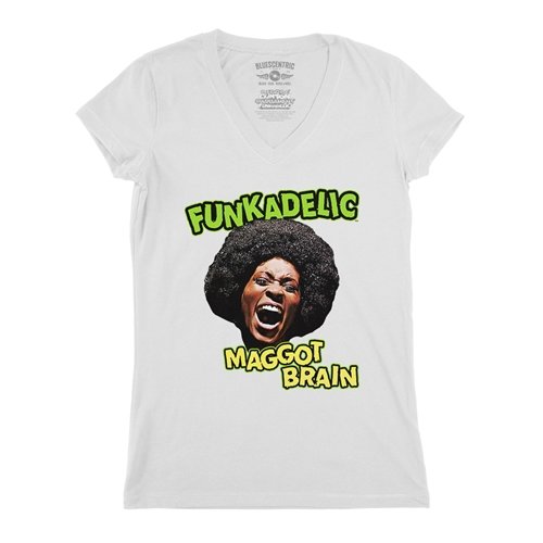 Graphic Funkadelic Maggot Brain V-Neck T Shirt - Women's
