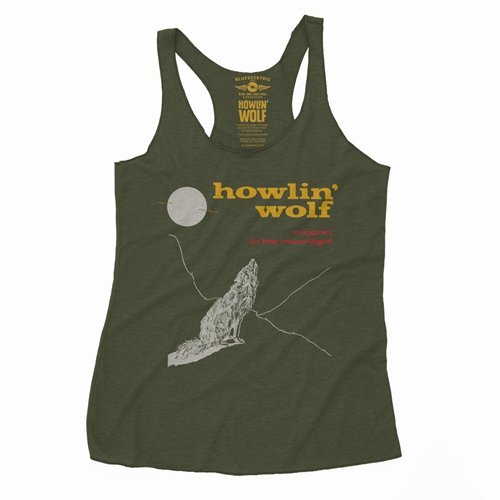 Howlin' Wolf Moanin' Album Racerback Tank - Women's