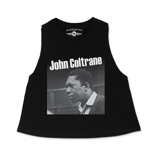 Graphic John Coltrane Racerback Crop Top - Women's