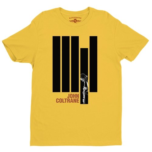 Black and White John Coltrane T-Shirt - Lightweight Vintage Style