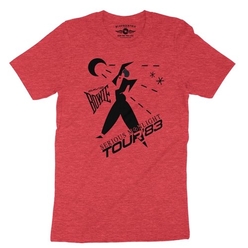 David Bowie Tour T-Shirt - Lightweight Vintage Style