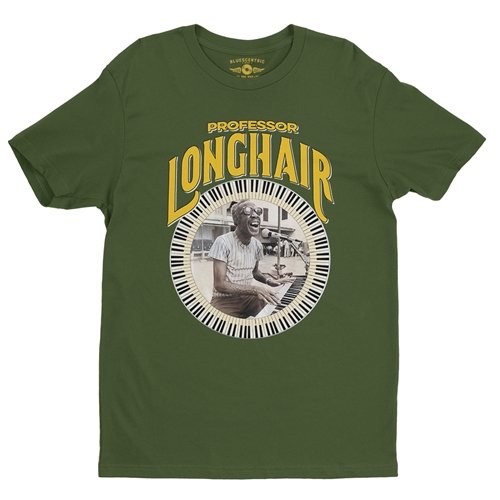 Professor Longhair Piano T-Shirt - Lightweight Vintage Style