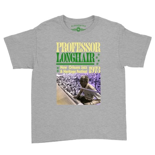Professor Longhair Jazz Fest Youth T-Shirt - Lightweight Vintage Children & Toddlers