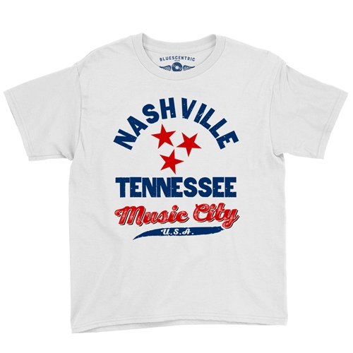 Nashville Tristar Music City Youth T-Shirt - Lightweight Vintage Children & Toddlers