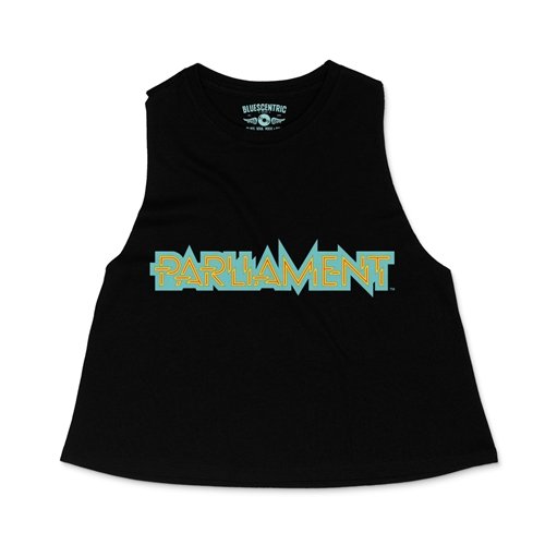 Parliament Band Logo Racerback Crop Top - Women's