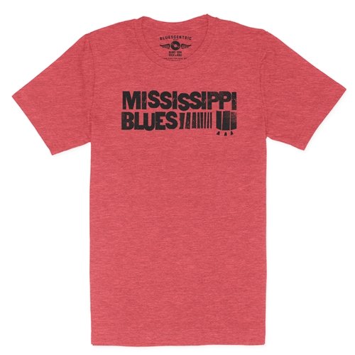 Grungy Mississippi Blues T-Shirt - Lightweight Vintage Style