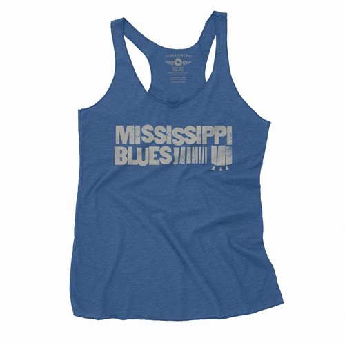 Grungy Mississippi Blues Racerback Tank - Women's