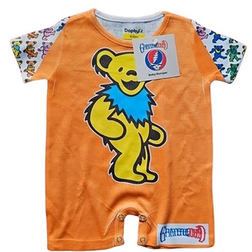 Grateful Dead Dancing Bear Onesie Romper - Infants 12-18 months