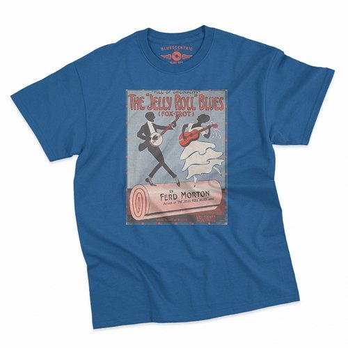 XLT Jelly Roll Morton Poster T-Shirt - Men's Big & Tall