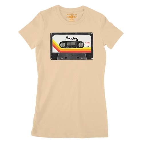 80s Analog Tape Ladies T Shirt - Relaxed Fit