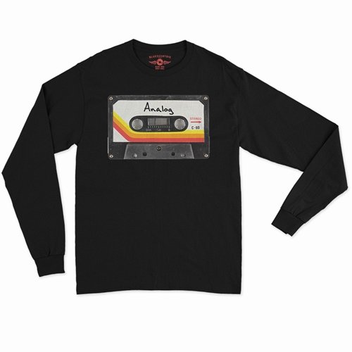 80s Analog Tape Long Sleeve T-Shirt