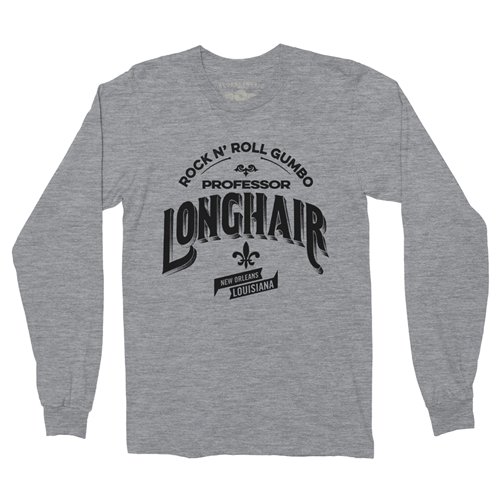 Professor Longhair Rock n Roll Gumbo Long Sleeve T-Shirt