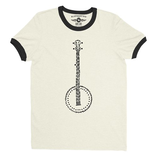 Folk Banjo Ringer T-Shirt