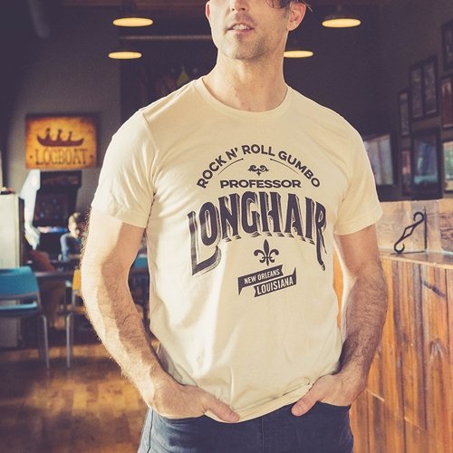 Professor Longhair Rock n Roll Gumbo T-Shirt - Lightweight Vintage Style