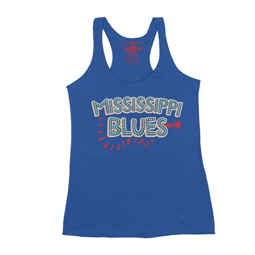 Mississippi Blues Racerback Tank - Women's