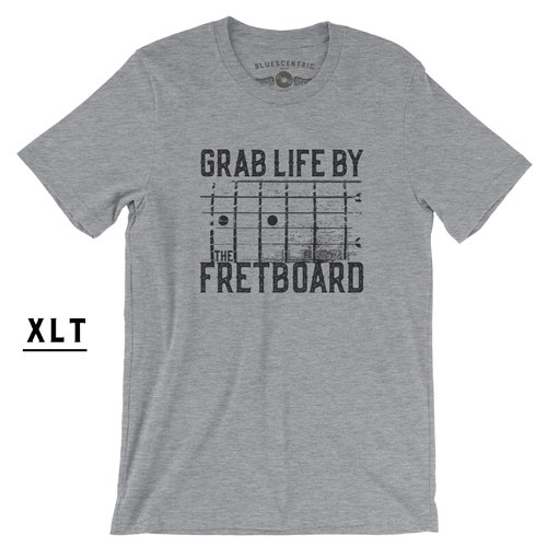 XLT Grab Life by the Fretboard Guitar T-Shirt - Men's Big & Tall 