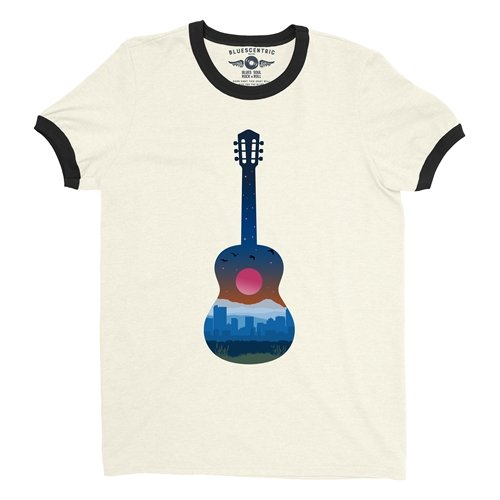 Guitar City Ringer T-Shirt