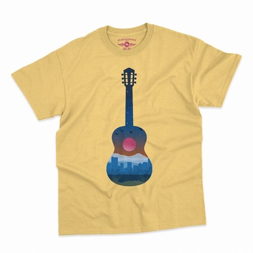 Guitar City T-Shirt - Classic Heavy Cotton