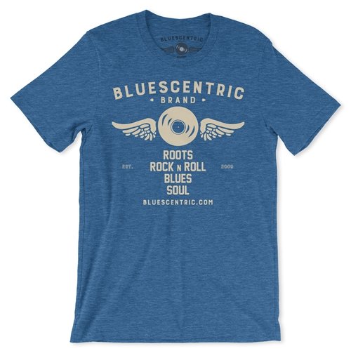 Bluescentric Brand T-Shirt - Lightweight Vintage Style