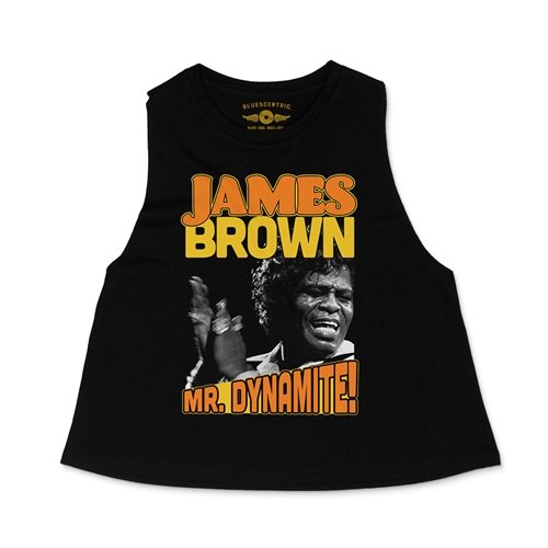 James Brown Mr Dynamite Racerback Crop Top - Women's