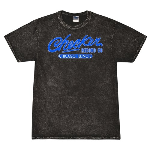 Checker Records Chicago T-Shirt - Black Mineral Wash