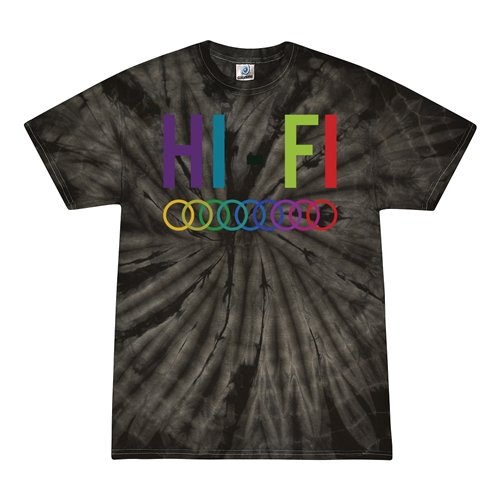 High Fidelity Tie-Dye T-Shirt - Black