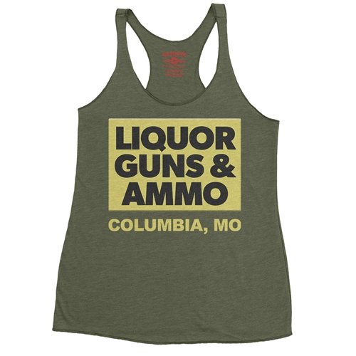 Liquor Guns & Ammo Racerback Tank - Women's