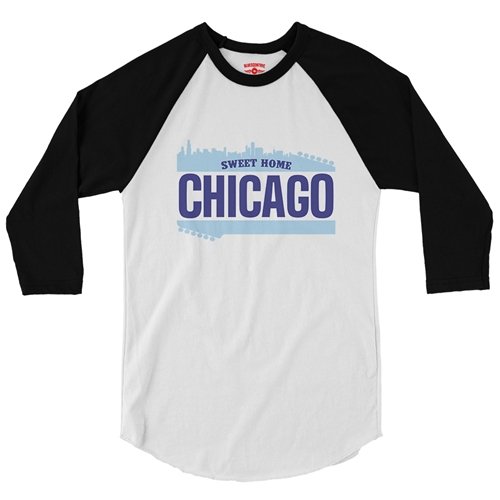 Sweet Home Chicago Baseball T-Shirt