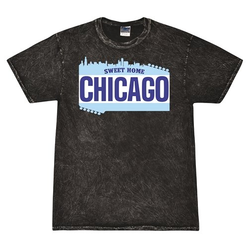 Sweet Home Chicago T-Shirt - Black Mineral Wash