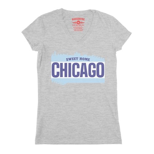 Sweet Home Chicago V-Neck T Shirt - Women's