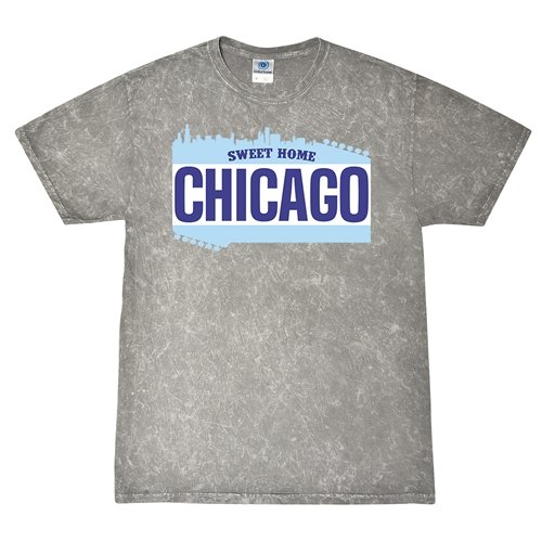 Sweet Home Chicago T-Shirt - Grey Mineral Wash