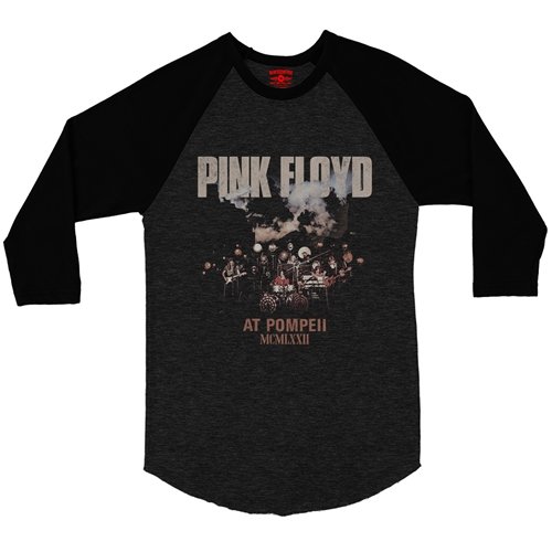 Pink Floyd Pompeii Drums Baseball T-Shirt