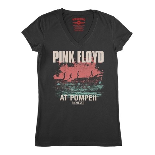 Pink Floyd Pompeii V-Neck T Shirt - Women's