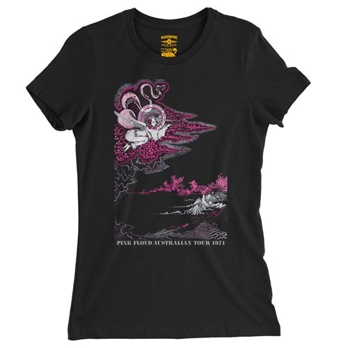 Pink Floyd Australia Ladies T Shirt - Relaxed Fit