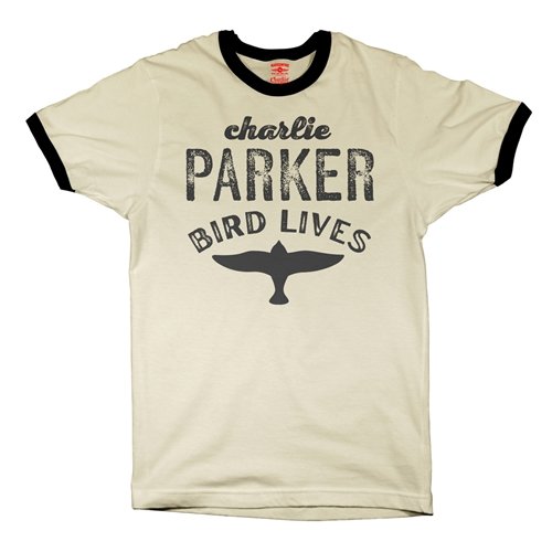 Charlie Parker Bird Lives Ringer T-Shirt
