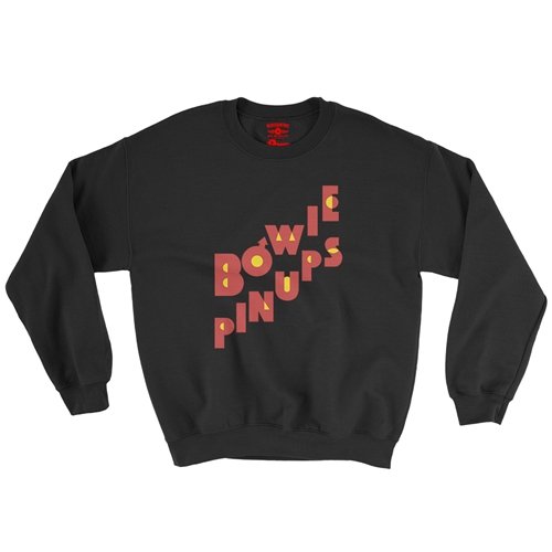 David Bowie Pinups Logo Crewneck Sweater
